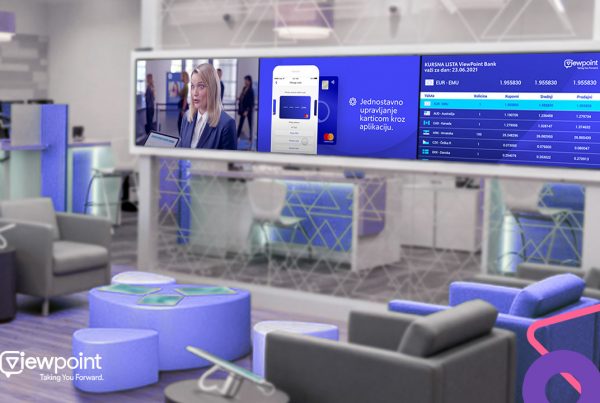 digital signage banka